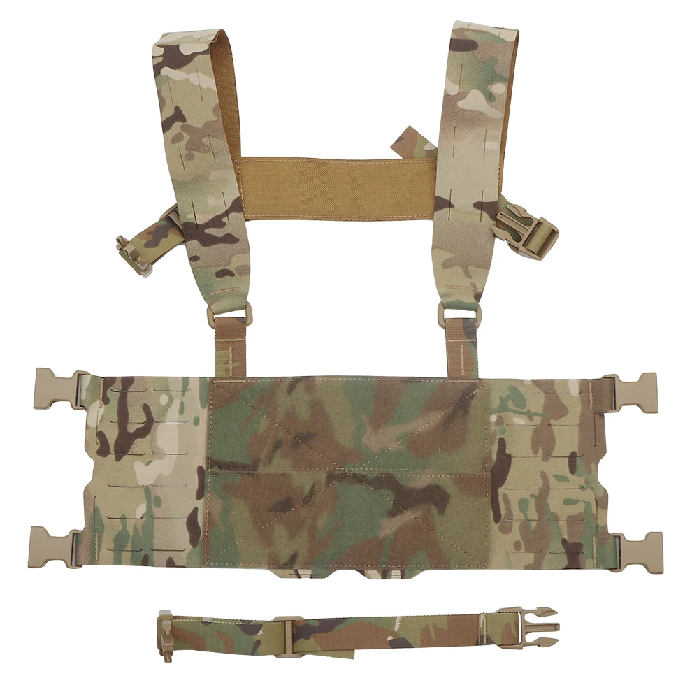 

Tactical Ferro Style Chesty Rig Wide Harness Laser Cut Molle Hunting Vest Expansion Lightweight Shooting Airsoft Chest Rig Gear