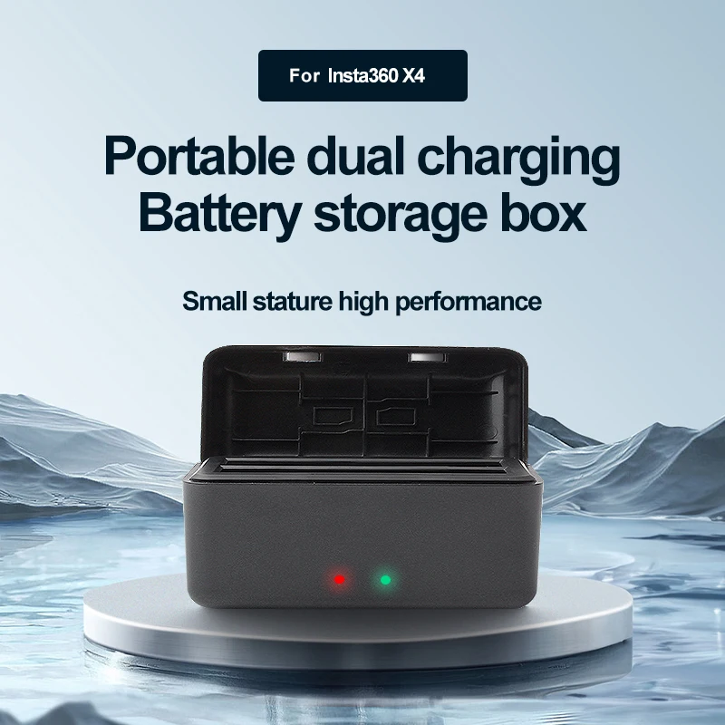 Dual Channel Battery Charger For Insta360 X4