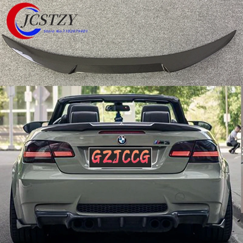 For Bmw E93 M4 Style Rear Spoiler 3 Series 320i 320d 325i 330Xi 330Xd 335Xi M3 Cabrio Bodykit CS Rear Trunk Tail Wing 2007-2014