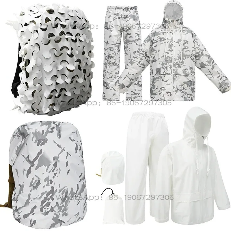 

Тактический рюкзак, камуфляжный чехол, CS, защитное украшение, уличный белый камуфляжный чехол, пылезащитный чехол, скрытый