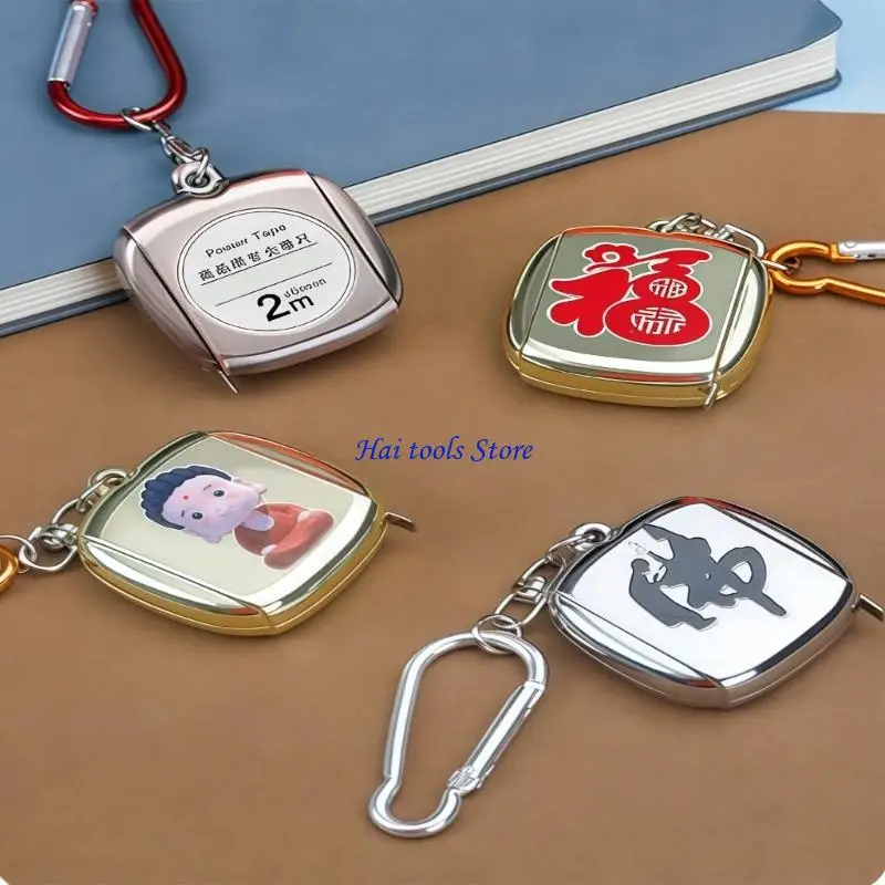 X37E Measuring Tape Steel Tape Measure with Keyring for Easy Carry Everyday Use