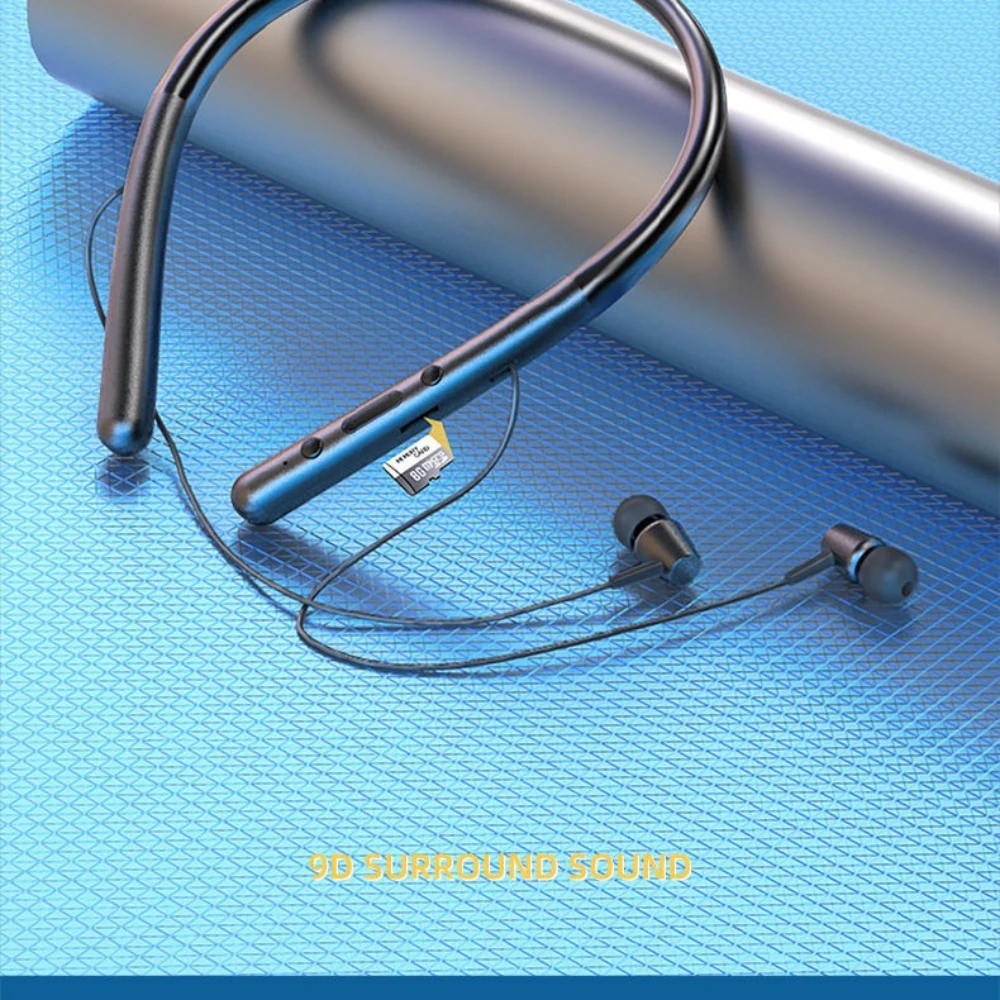 New Wireless Earphone Bluetooth Magnetic Neckband Headphone Waterproof Sport Headset Long Battery Life Noise Cancelling Headsets