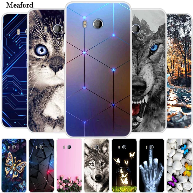 For HTC U11 Case Animals Soft Silicone Back Cover Phone Case for HTC U11 Plus U 11 Bumper Coque HTV33 2PZC100 Shockproof Funda