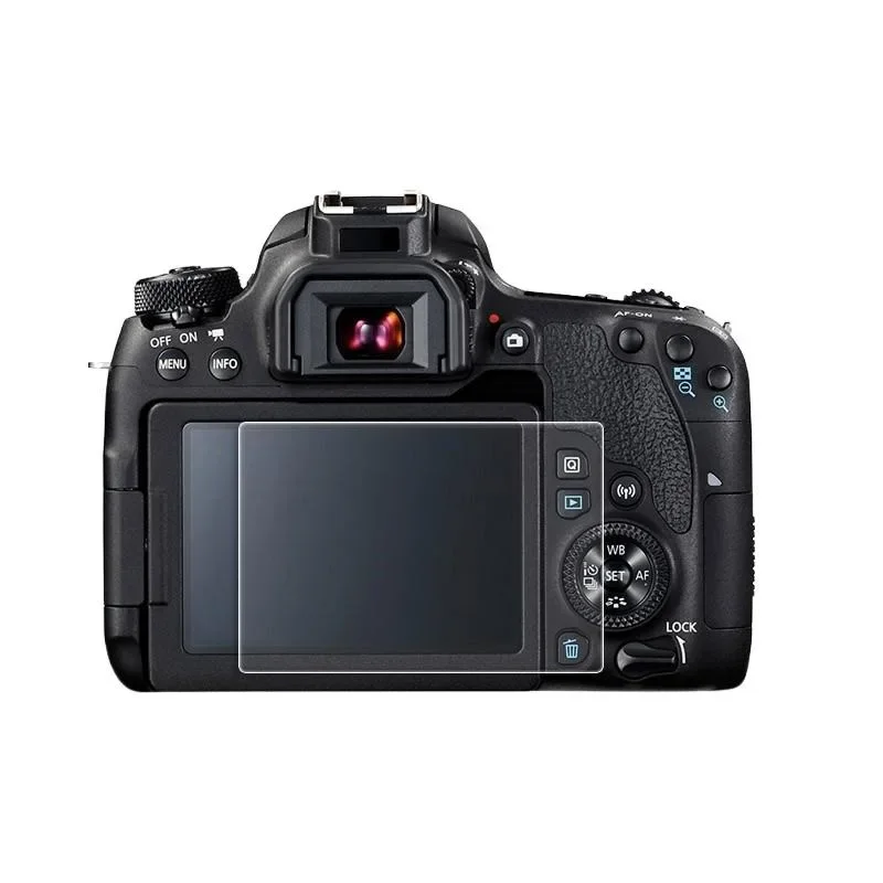 For Canon 650D Anti-Scratch HD Clear Tempered Glass Screen Protector 9H Hardness LCD Film