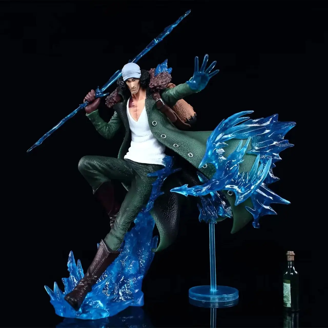 One Piece Kuzan Battle Ver, Anime Statue de Jeu en PVC pour Enfant, Figurine d'Action, Excellent Modèle, Jouets de Collection, Cadeaux, 23cm