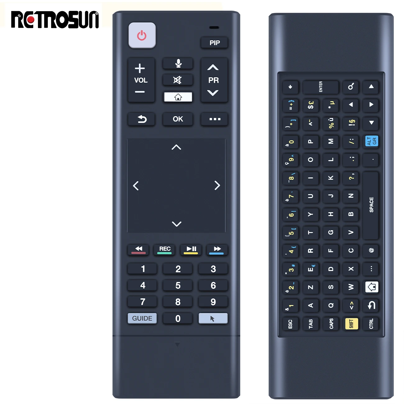 New Voice Keyboard Remote Control For AKB73975302 QR1-MEDIA SFR Google TV Player