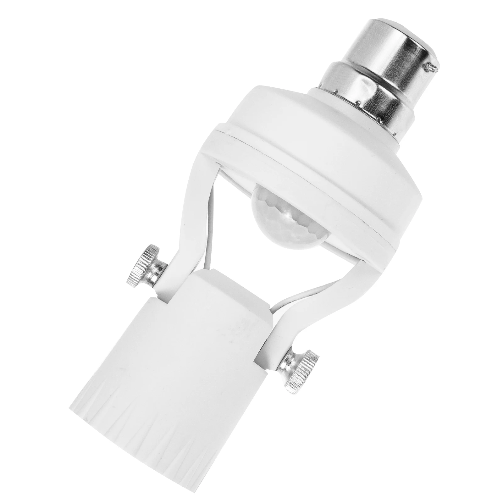 

Sensor Lamp Holder PC Iron Material Human Detection Light Socket Corridor Aisle Outdoor Use Easy Installation