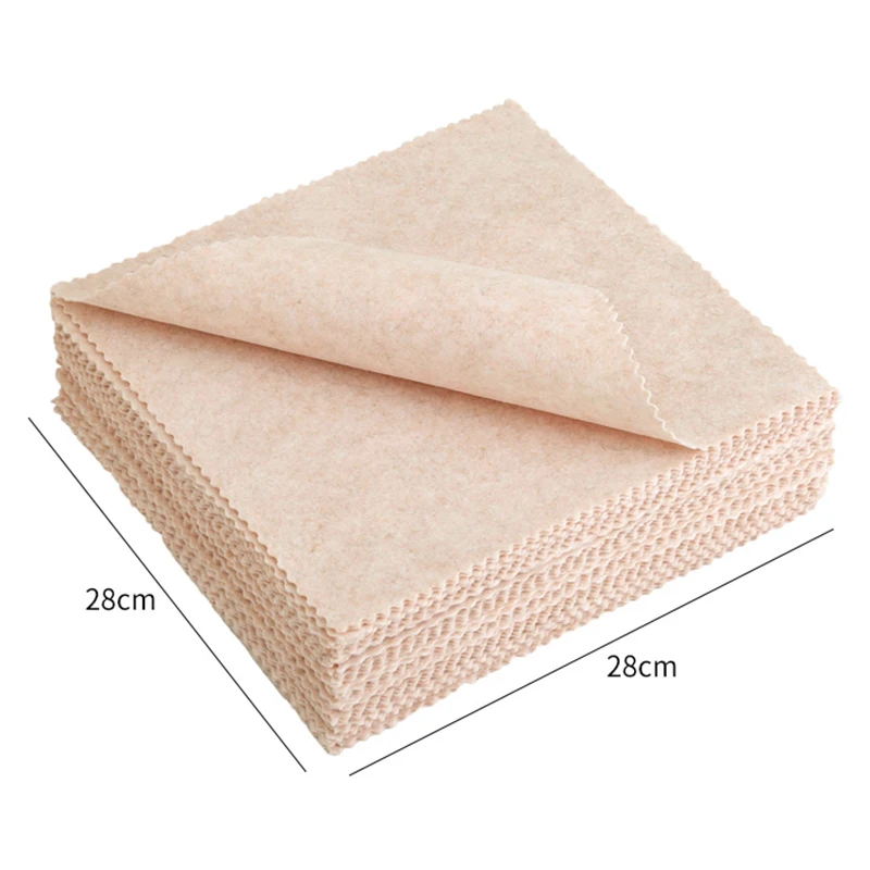 Magic Luffa Fiber Cleaning Cloth Kitchen Non-stick Oil Dishwashing Cloths Strong Water-absorbent Scouring Pads Dishcloths Towels