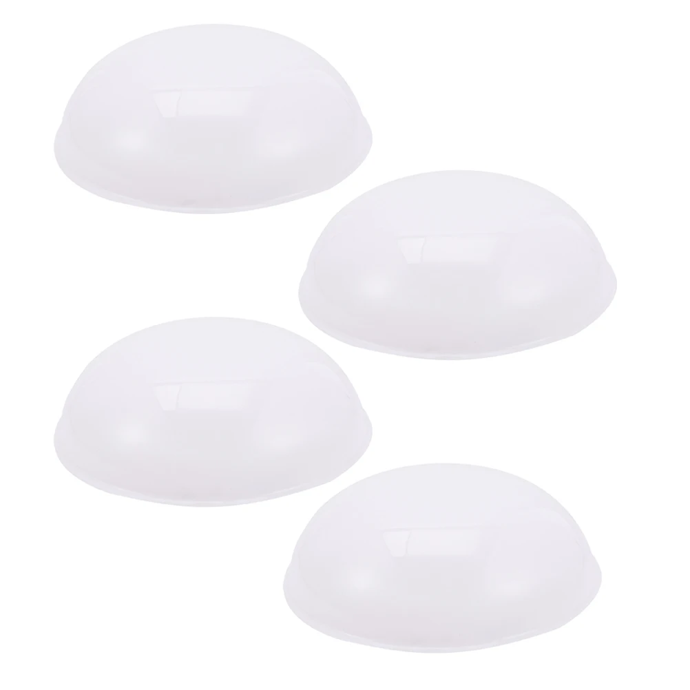 4pcs LED Ceiling Light Shade Durable PVC Flush Mount Tulip Diffuser Lamp Covers for Hallway Balcony Lighting Replacement