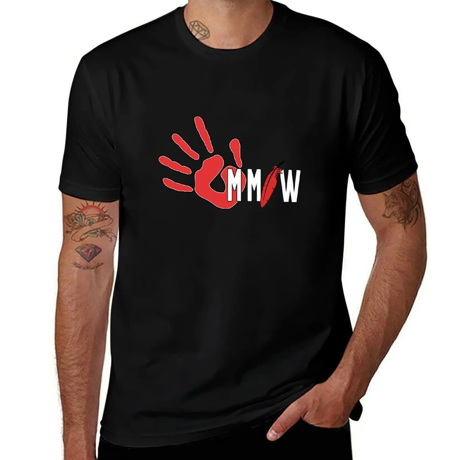

MMIW - No More Stolen Sisters T-Shirt t shirts for man graphic tees cotton tshirt 100% T-Shirt