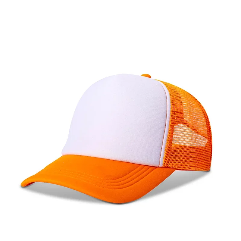 5 unids/lote sublimación multicolor gorras de béisbol para adultos sombreros en blanco para la escuela Camping al aire libre y uso deportivo