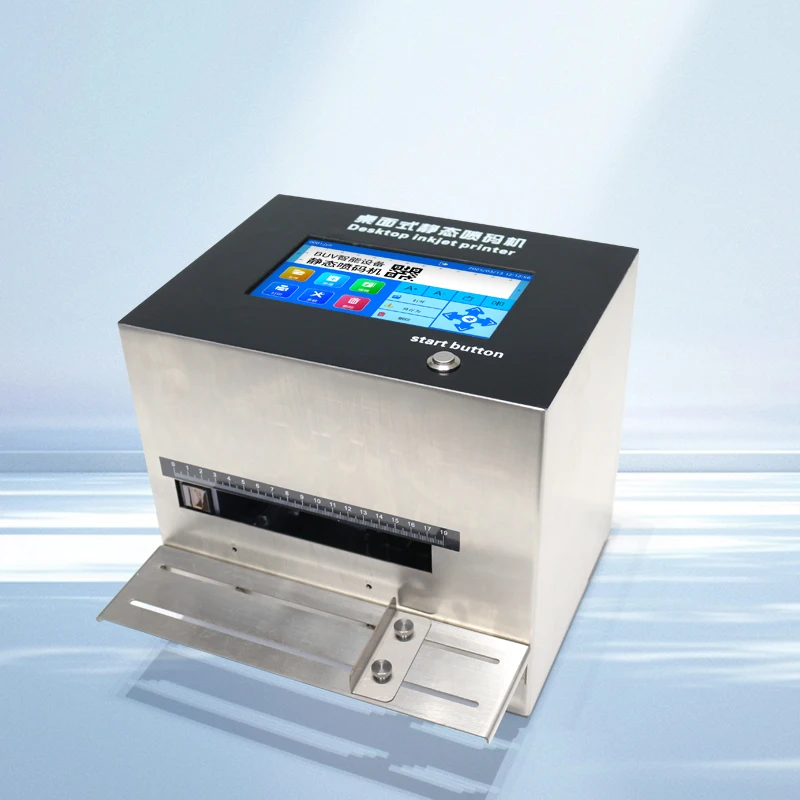 Máquina de codificação a jato de tinta PJT-I Impressora de lote de inteligência para data/tempo/código de barras/código QR/número de lote/etiqueta/imagem
