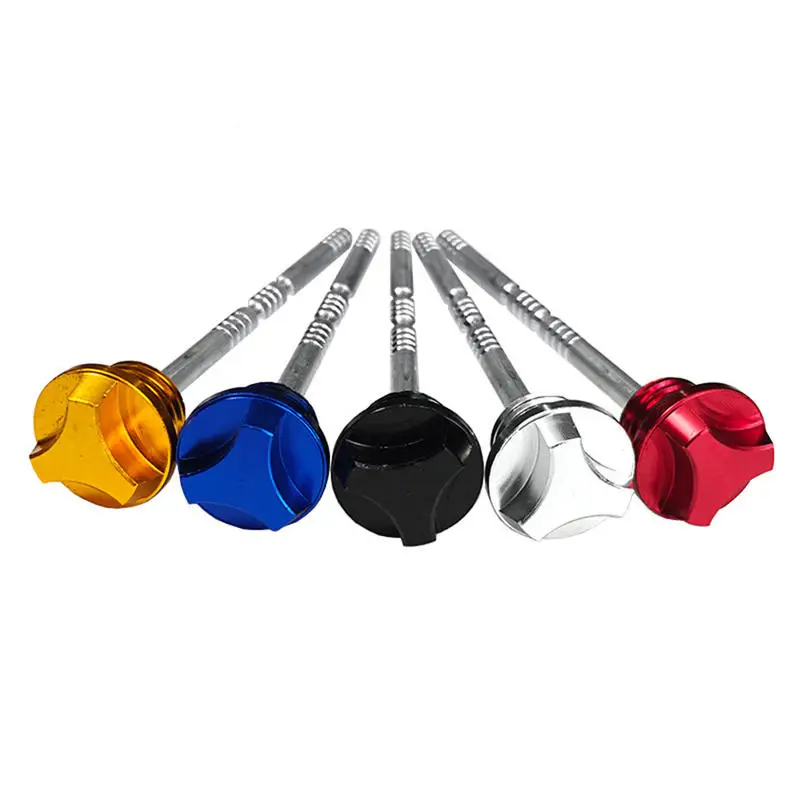 Precision CNC Aluminum Engine Oil Dipstick Level Indicator, Motocross Spare Part for Honda CRF250R CRF250X CRF450X Dirt Bike
