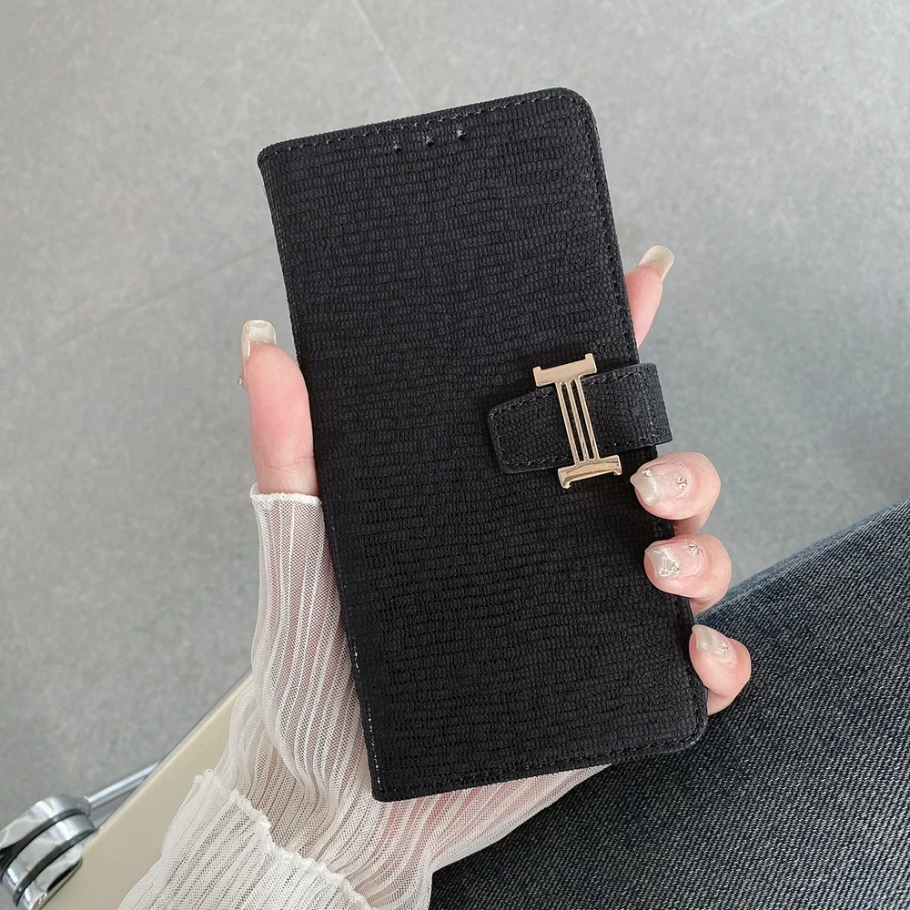 

Crossbody Wallet Case for Vivo X200 X100S X100 X90 X80 X70 X60 Pro Plus Luxuty Leather Metal Shoulder Strap 3 Cards Back Cover
