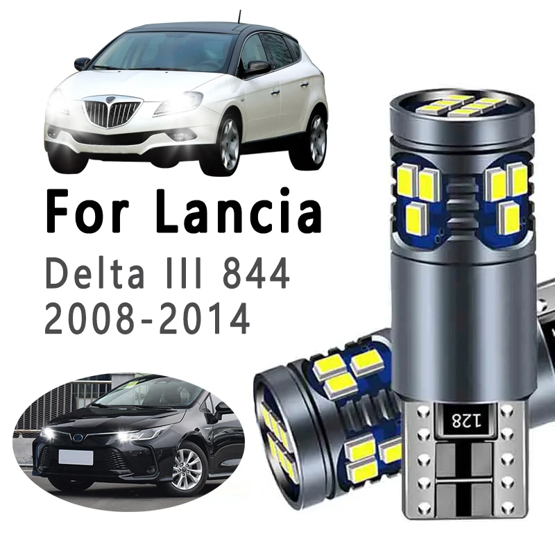 

2Pcs T10 Car LED Bulbs Parking Lamp For Lancia Delta III 844 2008-2010 2011 2012 2013 2014 Car Interior Clearance Lights