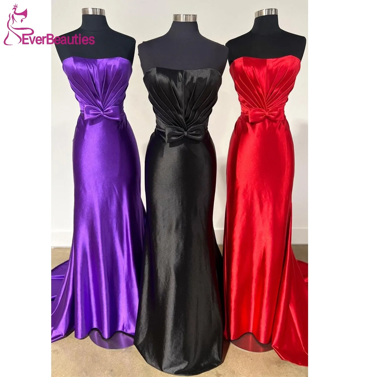 

Satin Mermaid Prom Dress Long Sweetheart Formal Party Dress for Women 2024 Sleeveless Vestidos De Gala Mujer Evening Dresses