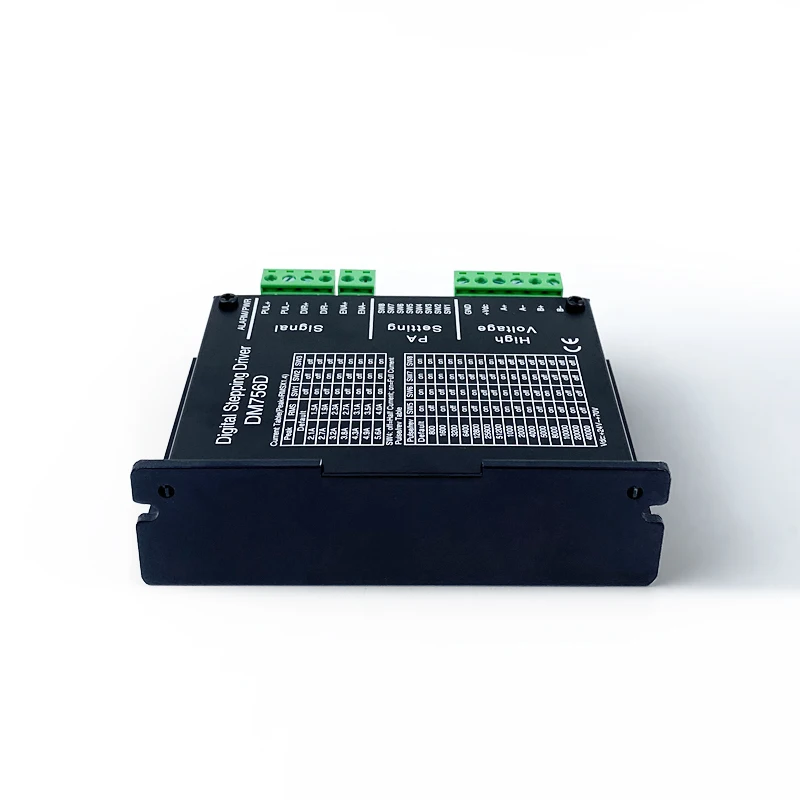 DM756D Stepper Driver ทํางานร่วมกับ Nema 34 Stepper Motor เสียงต่ํา Strong Torque Stepper Driver
