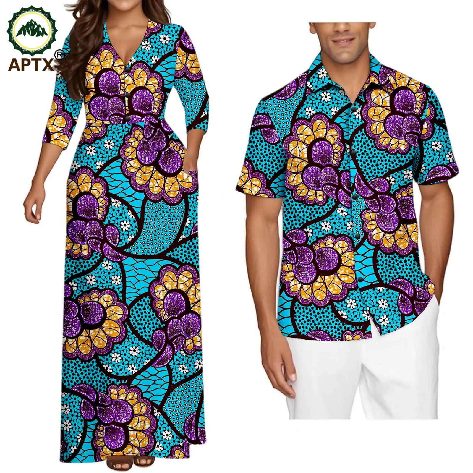 

Couple'S Suit Women‘s Dress Men's T-shirt Custom Party Tuxedo Women Short-Sleeved Matching Couples Clothes 25C051