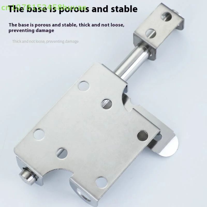 مجموعة واحدة من أجهزة المنزل بمشبك مزلاج منزلق من الفولاذ المقاوم للصدأ - قفل بوابة أمان للمرحاض والباب