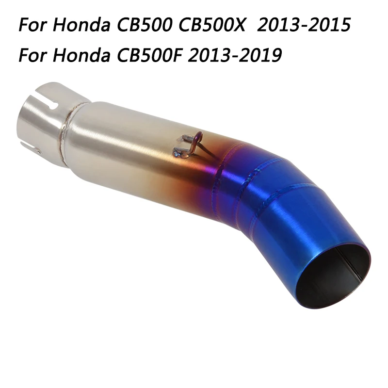 

Escape Motorcycle Mid Connect Tube Middle Link Pipe Stainless Steel Exhaust System For Honda CBR500 CB500X CB500F