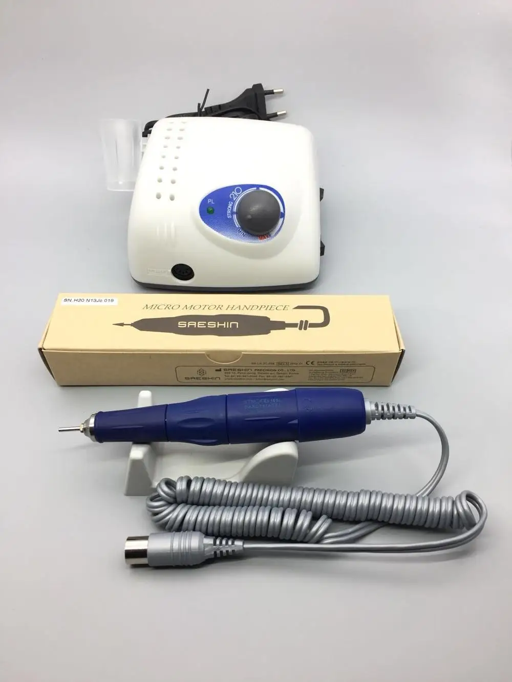 Professional strong 210 korea 2018 electric nail drill 35000rpm machine cutter for manicure