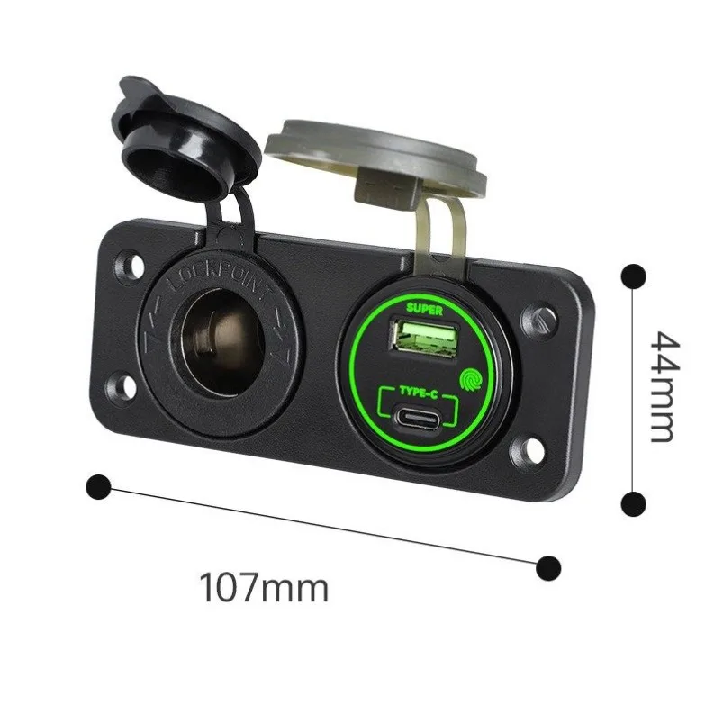 

Новая модифицированная панель для зарядки мобильных телефонов на RV-яхте, 66W, сверхбыстрая зарядка, 12V/24V