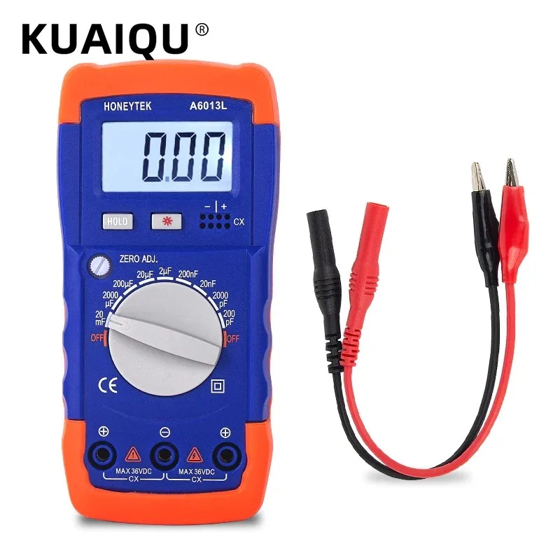 High-precision inductance capacitance meter digital A6013L capacitance meter backlight digital display multimeter