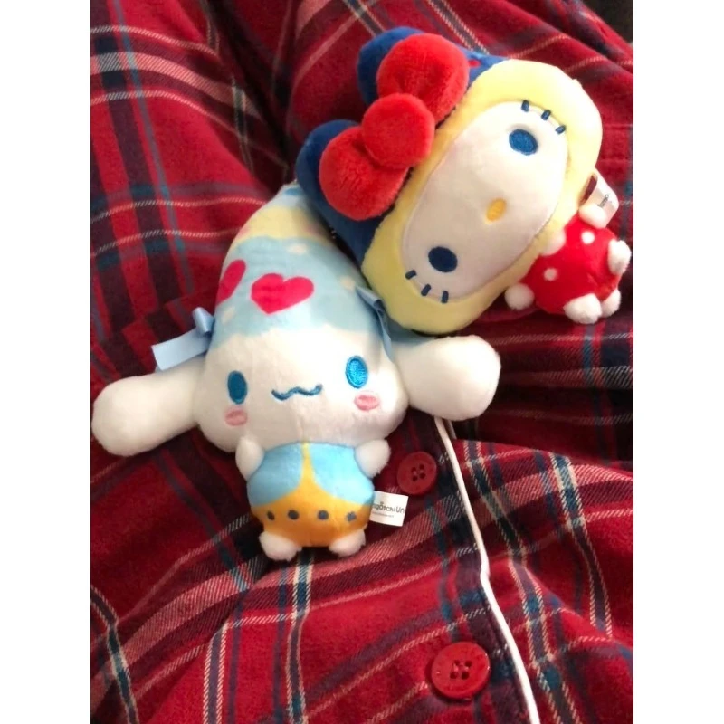 Kawaii Pochacco Cinnamoroll llavero de muñeco de peluche Sweetheart Melodytchi Mimichi juguetes de peluche colgante de dibujos animados Kuromi bolsa colgante