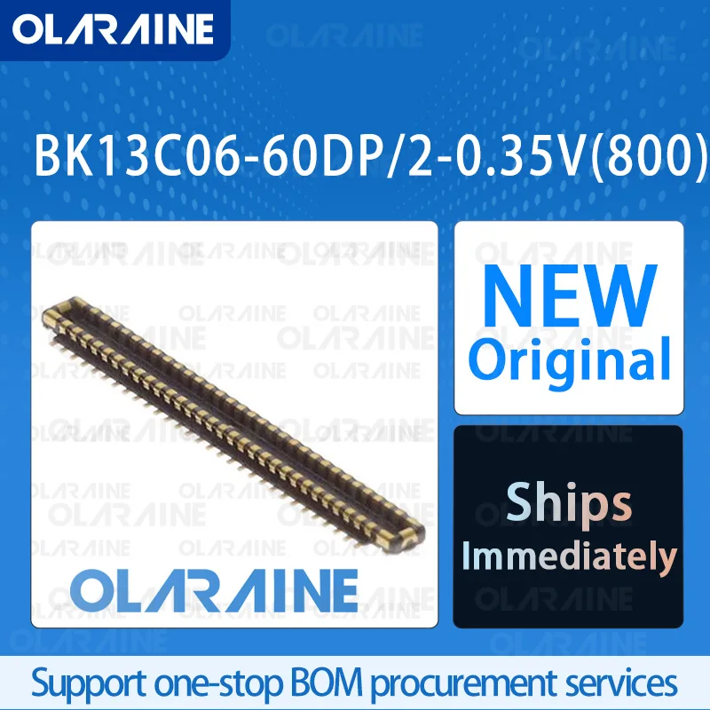 

20/50/100Pcs BK13C06-60DP/2-0.35V(800) 100% brand new and original IC chip Mezzanine connectors 60 Position 300 mA