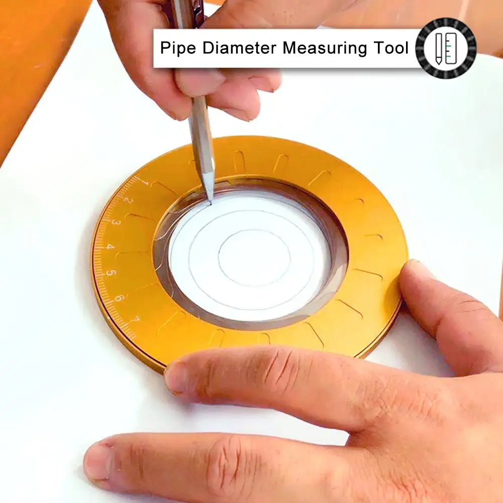 

Adjustable Drawing Compass Ruler - 10mm-77mm Circle Maker, Woodworking, DIY Measuring Tool for Crafters B7Q0