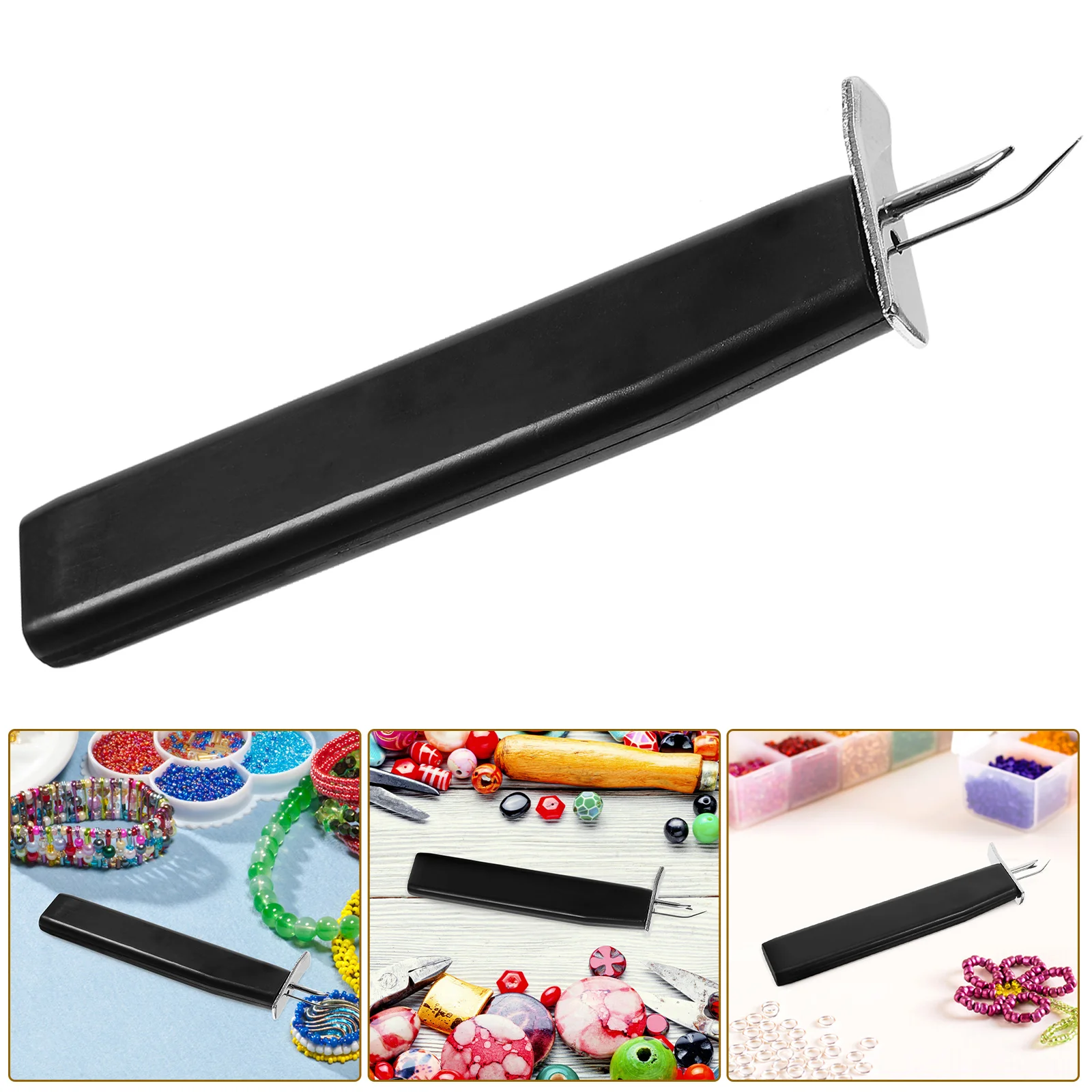 

Red Beading Knotting Tool DIY Jewelry Making Handcraft Thread Knotter for Bracelet String Beads Projects Lightweight Easy Use