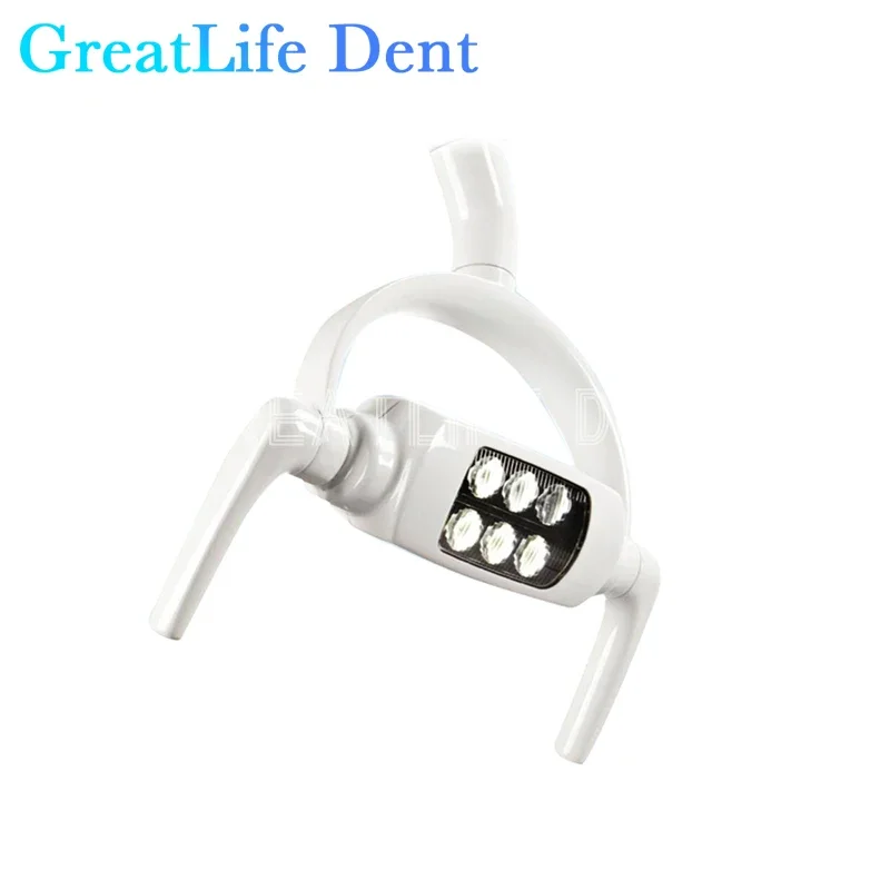 

GreatLife 6 LED Dental Oral Operation Lamp Induction Sensor Manual Switch LED Light For Dental Chair Unit Equipment Teeth White