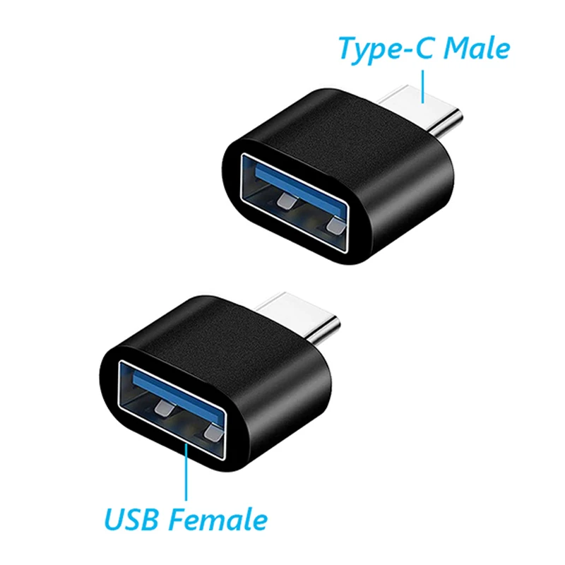 

OTG USB To Type C Fast Data Transfer Adapter Type-C Male to USB Female Converter OTG Type C to USB Connector For MacBook Laptops