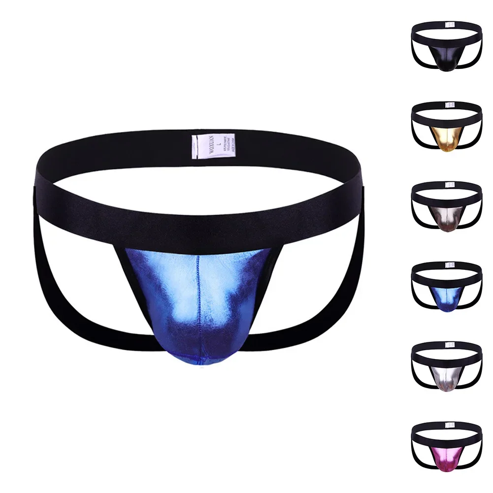 

Мужское нижнее белье, сексуальные трусы, эротические трусы Hombre, удобные стринги, маслянистые блестящие Т-образные трусы с открытой промежностью, бандаж, стринги, нижнее белье