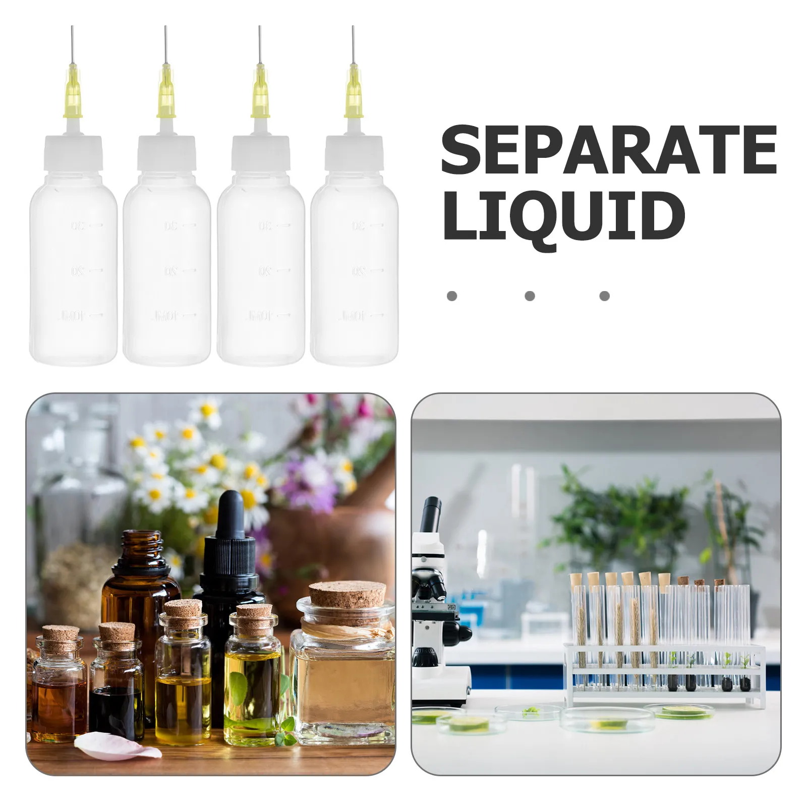 10Pcs Precision Tip Glue Bottles Needle Point Applicator for Crafts Quilling Tools Fine Tip Squeeze Bottle Glue Applicator