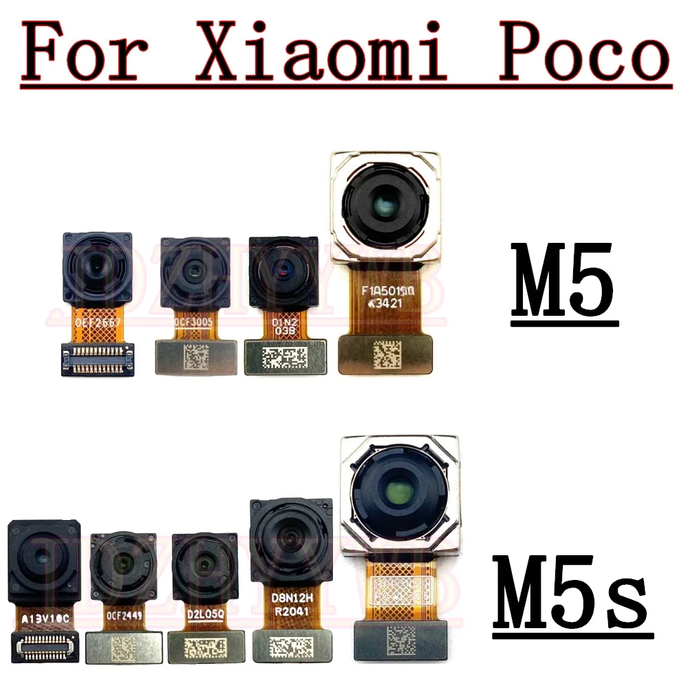 

Front Back Facing Main Camera For Xiaomi Mi Poco M5s M5 PocoM5s Frontal Selfie View Wide Rear Camera Module Flex Cable Parts