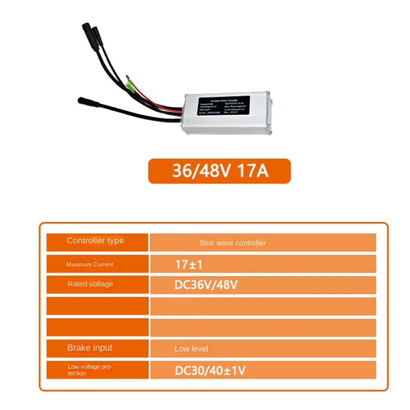 Display del Controller Ebike misuratore LCD YL80C 36 v48v 17A 350W Set di regolatori di velocità con sensore di assistente dell\'interruttore