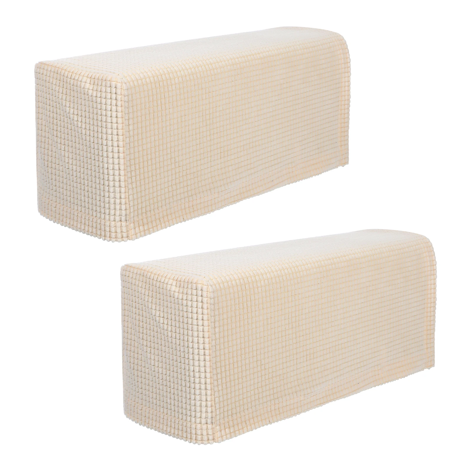 

2 Pcs Sofa Arm Covers Polyester Non Slip Easy Cleaning Living Room Bedroom Couch Protectors Home Decor