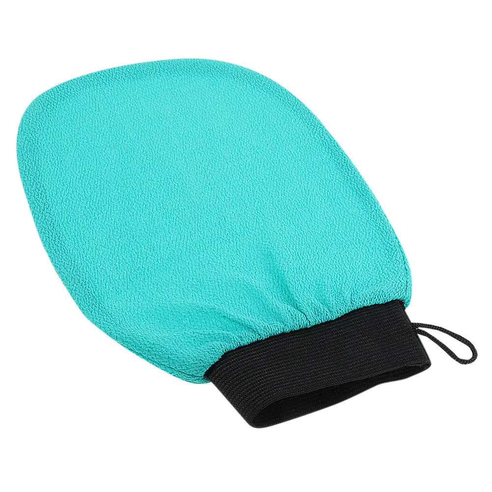

Exfoliating Bath Glove Shower Mitt Gentle Faux Fiber Dead Skin Remover Reusable Body Scrubber Exfoliating Glove