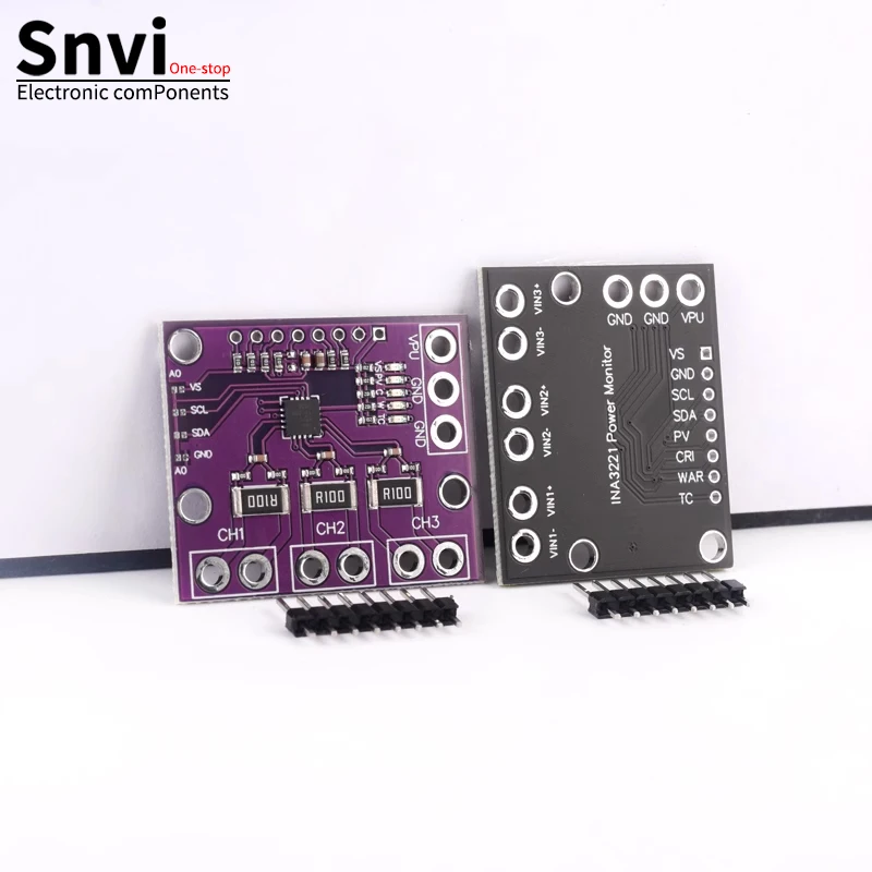 INA3221 Triple-Channel Module High-Side Measurement, Shunt and Bus Voltage Monitor with I 2C- and SMBUS-Compatible Interface