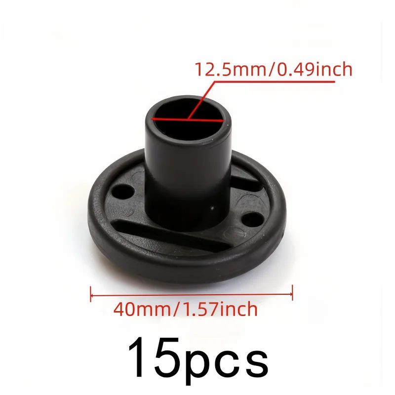 15 pcs Tent Pole Base Stands with Eco-Friendly Plastic Material, ideal for Camping Tent Setup and Garden Event Tent