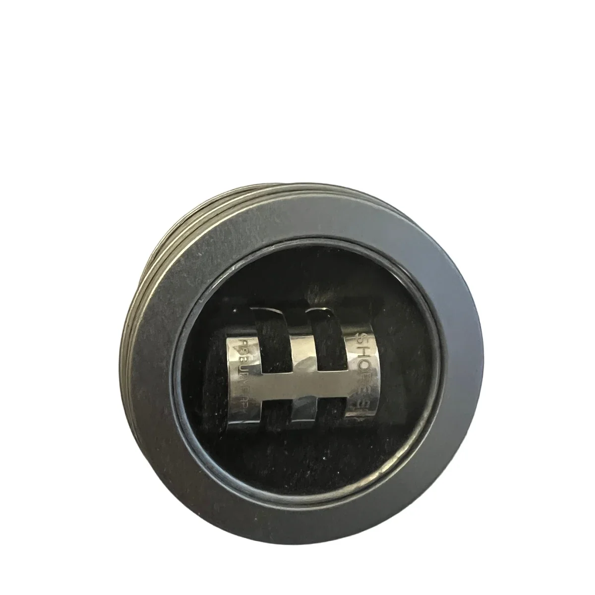Selmer tenor saxophone metal ligature, mirror-polished stainless steel, stabilizes airflow