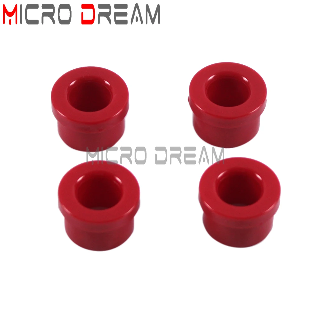 Motorcycle Handlebar Bushing For Harely Touring 1983-2021 Softail 2018-2021 Red Front Polyurethane Handlebar Riser Bushings