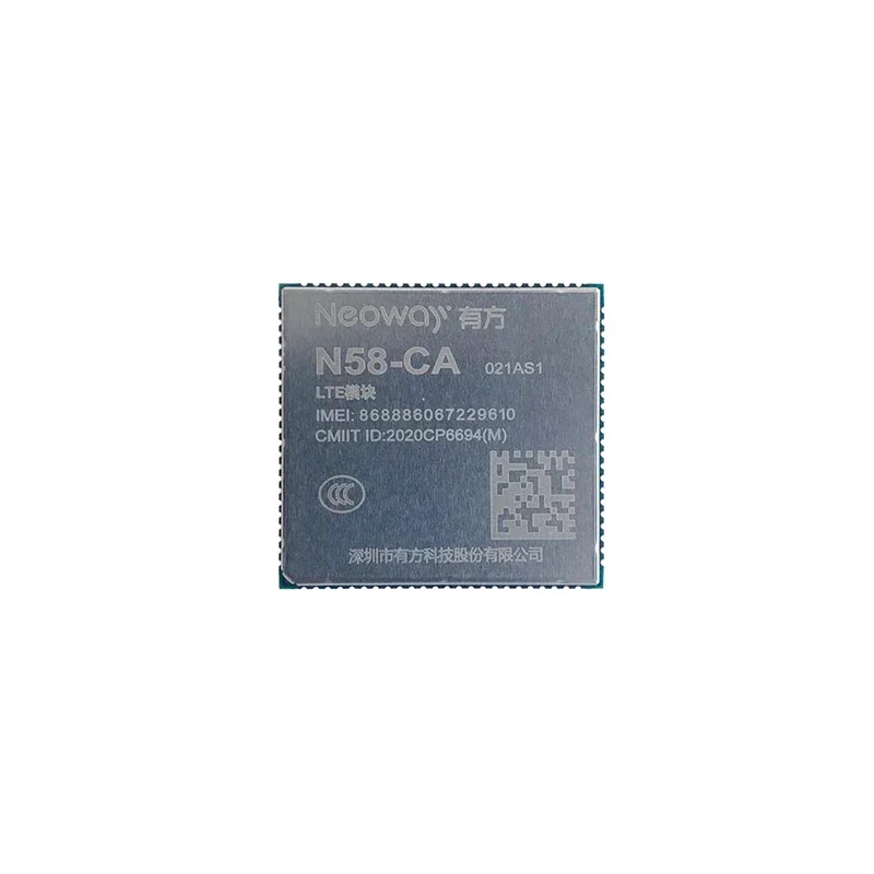 Neoway N58 N58-CA-021AS1 CAT1 LTE 4G Module Support GPS Glonass FDD-LTE For Europe /EMEA /SEA /Latin America DL 10Mbps UL 5Mbps