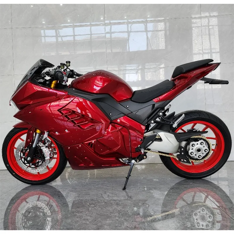 2025 أحدث 2025 جديد عالي الطاقة 72 فولت 3000/5000 واط دراجة نارية كهربائية رياضية على الطرق الوعرة سباق نموذج دراجة كهربائية #6