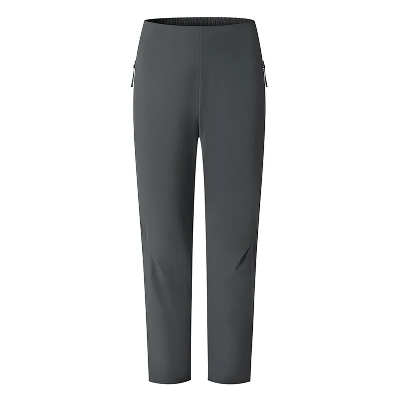 

Мужские однотонные эластичные повседневные прямые модные брюки с высокой талией и карманами