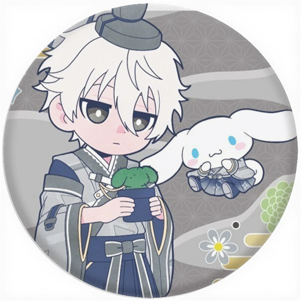 58mm Anime BLUE LOCK  Chigiri Hyoma Shidou Ryuusei Cosplay COSTUME Badge Pin SPTE Tinplate Brooch﻿ Prop Gilf