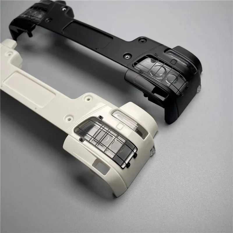 JUWUBA 1 Pair Simulation Metal Network Light Stand for 1/14 Tamiya RC Truck Car Iveco 480 Diy Parts Toys