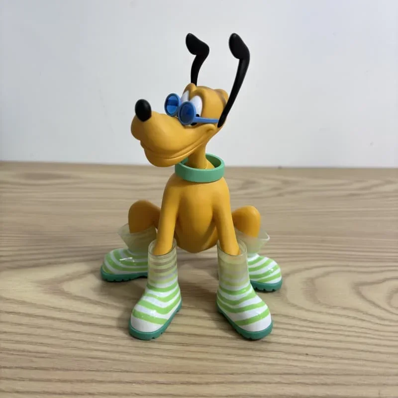 15 センチメートルレインブーツ冥王星置物アニメーションディズニー置物デスクトップ飾りかわいいギフトトレンディなおもちゃグッズ装飾