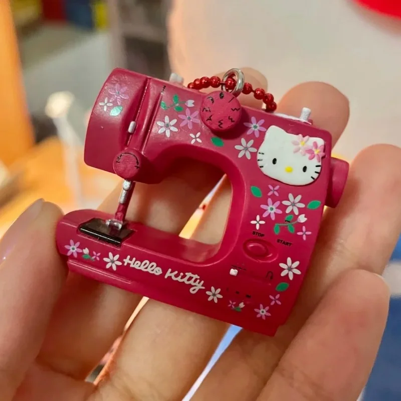 Echte Sanrio Hello Kitty Camera Wekker Nostalgische Hangers Blind Box 50e Verjaardag Ornament Cartoon Anime Speelgoed Cadeau
